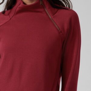 Athleta Cozy Karma Asym Pullover